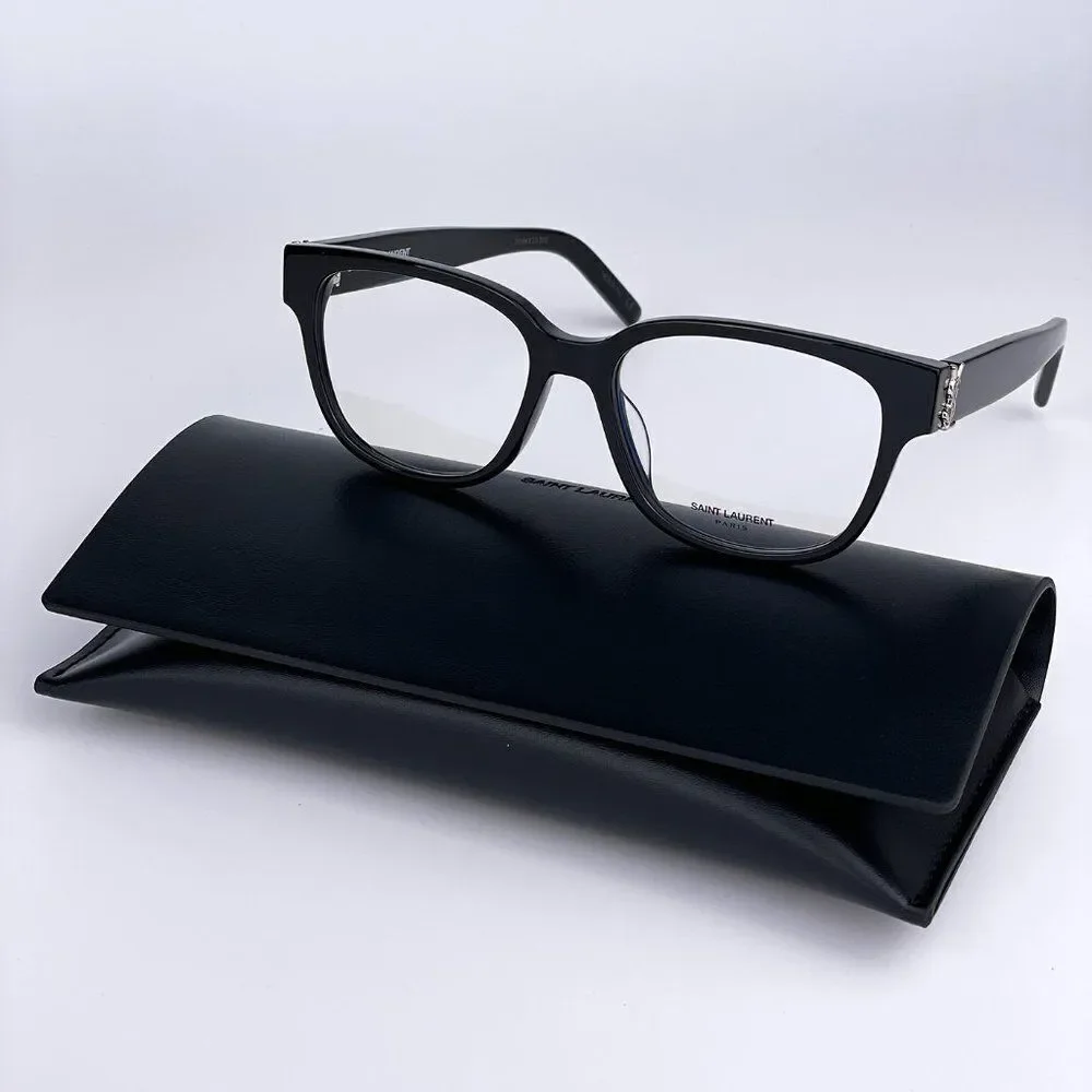 NEW Saint Laurent Classic SLM33/F 001 Black Cat Eye Women Eyeglasses